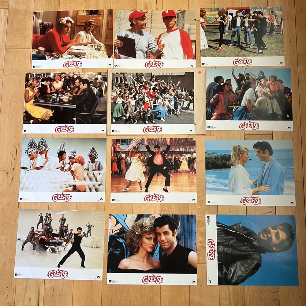 RARE Grease Movie Memorabilia 8x11 Pictures United International Pictures